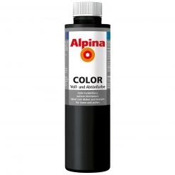 Alpina Voll- und Abtönfarbe COLOR - nachtschwarz - 250 ml