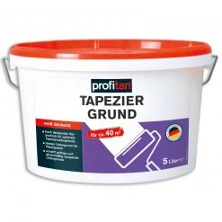 profitan Tapeziergrund - weiß - 5 Liter