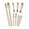 10-teiliges Pinsel-Set - Holzstiel