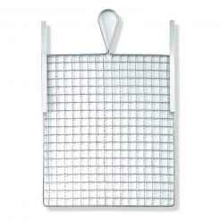 Abstreifgitter - silber - Metall - 26x30 cm