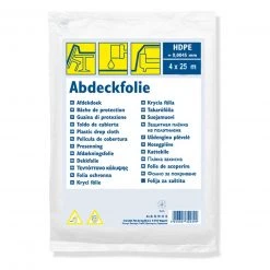 Malerplane - Abdeckfolie - HDPE - 4 x 25 Meter