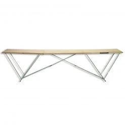 Tapeziertisch - Holz-Stahl - 295 cm