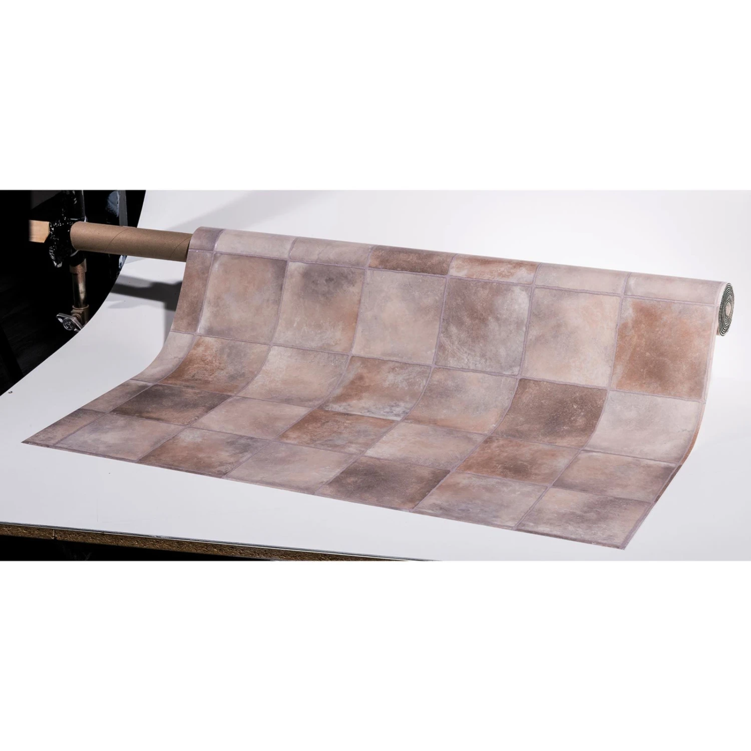 PVC-Bodenbelag - beige - Fliese - 2 Meter 2 PVC-Bodenbelag - beige - Fliese - 2 Meter – Bild 2