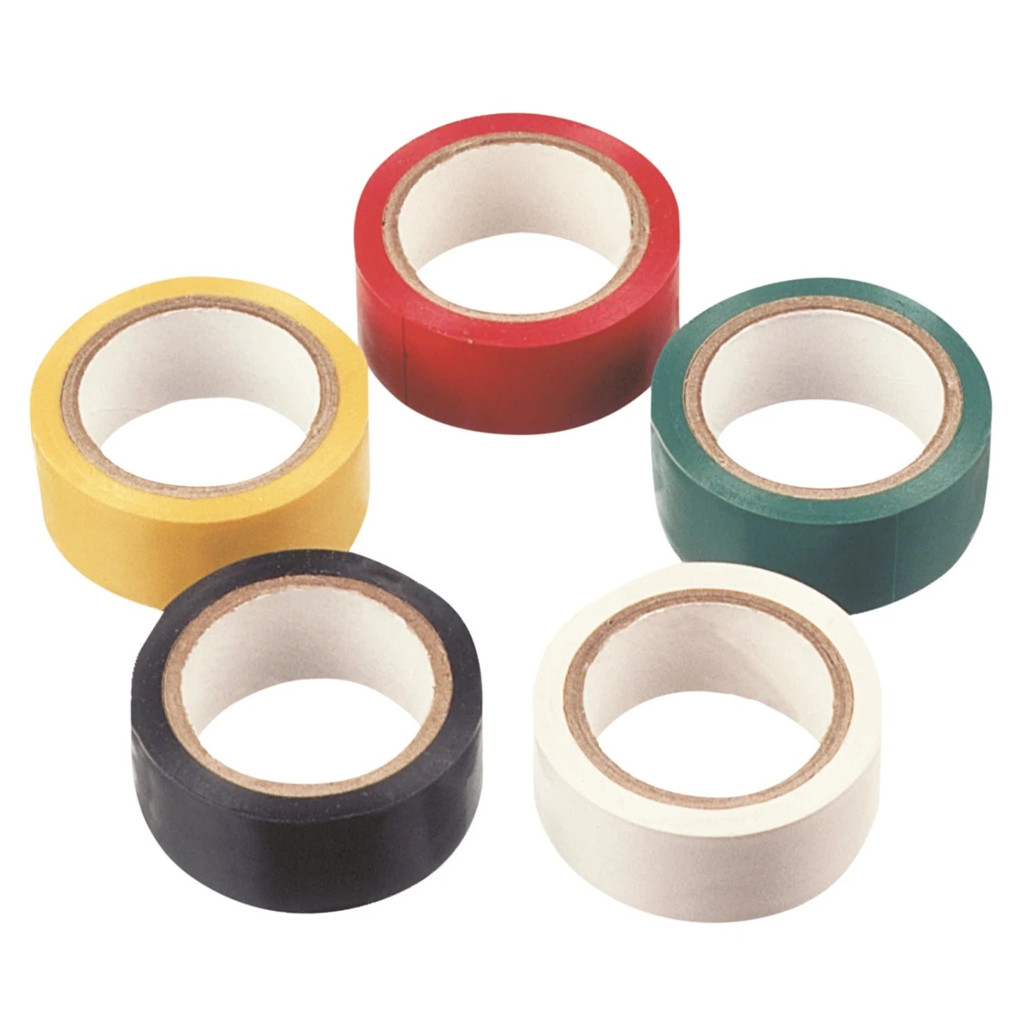 5-teiliges PVC-Klebeband-Set - je 3,5 Meter 1 5-teiliges PVC-Klebeband-Set - je 3,5 Meter
