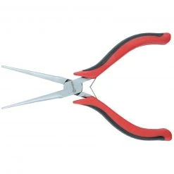 Elektronik-Flachspitzzange - rot-schwarz - 17 cmm