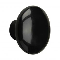 Möbelknopf - schwarz - Ø 30 mm