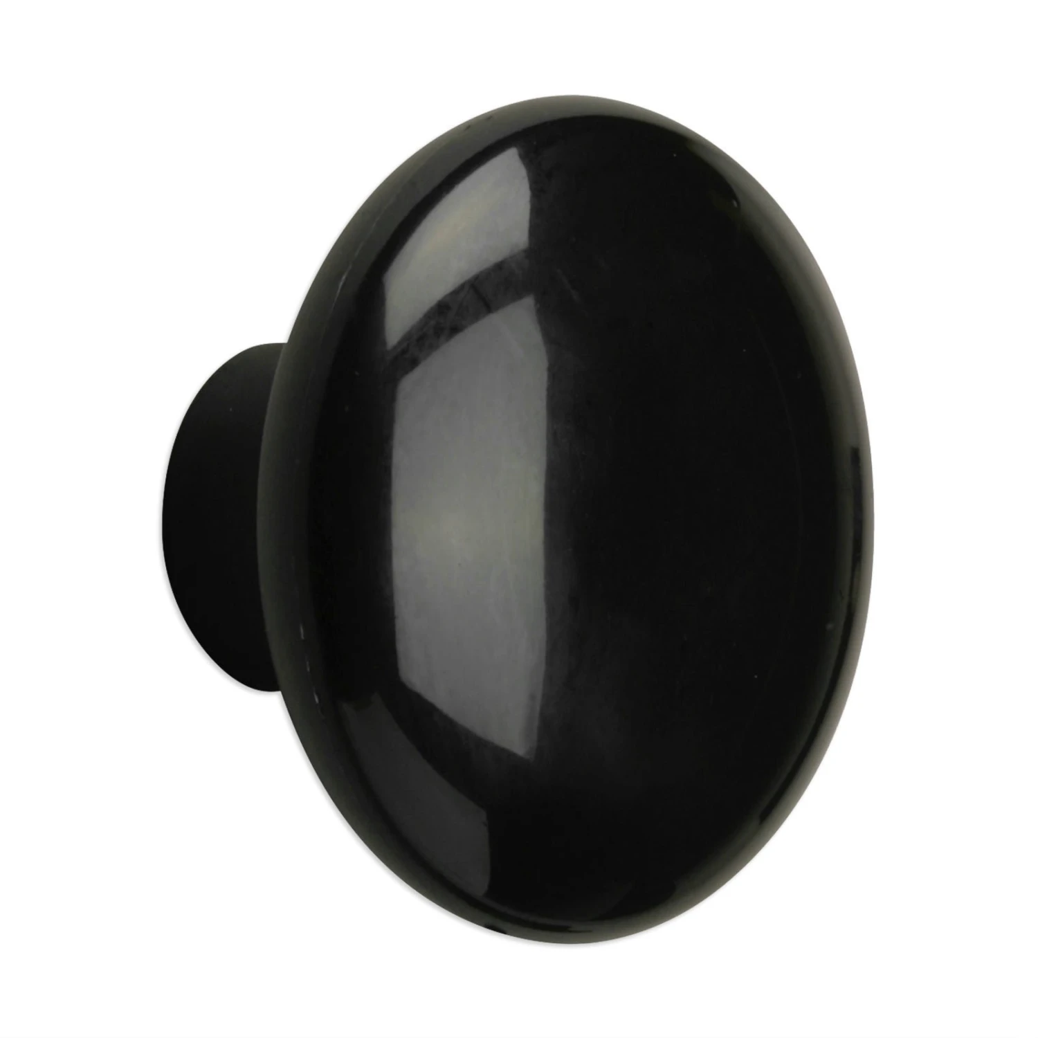 Möbelknopf - schwarz - Ø 30 mm 1 Möbelknopf - schwarz - Ø 30 mm