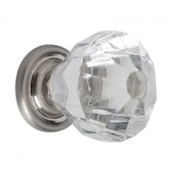 Möbelknopf - Acryl-Zamak - Ø 30 mm