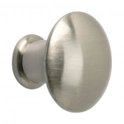Möbelknopf - Edelstahloptik - 30 mm