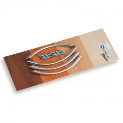 4er-Set Möbelgriffe - Nickel matt - 148 mm