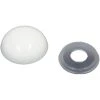 Abdeckkappen - weiß - Ø 15 mm