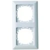 Abdeckrahmen - polarweiß - 2-fach