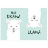 Wandtattoo - No Drama Lama Motiv - selbstklebend
