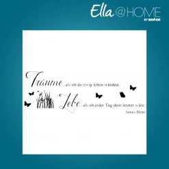 Ella@HOME Wandtattoo - Spruch - James Dean - schwarz - selbstklebend