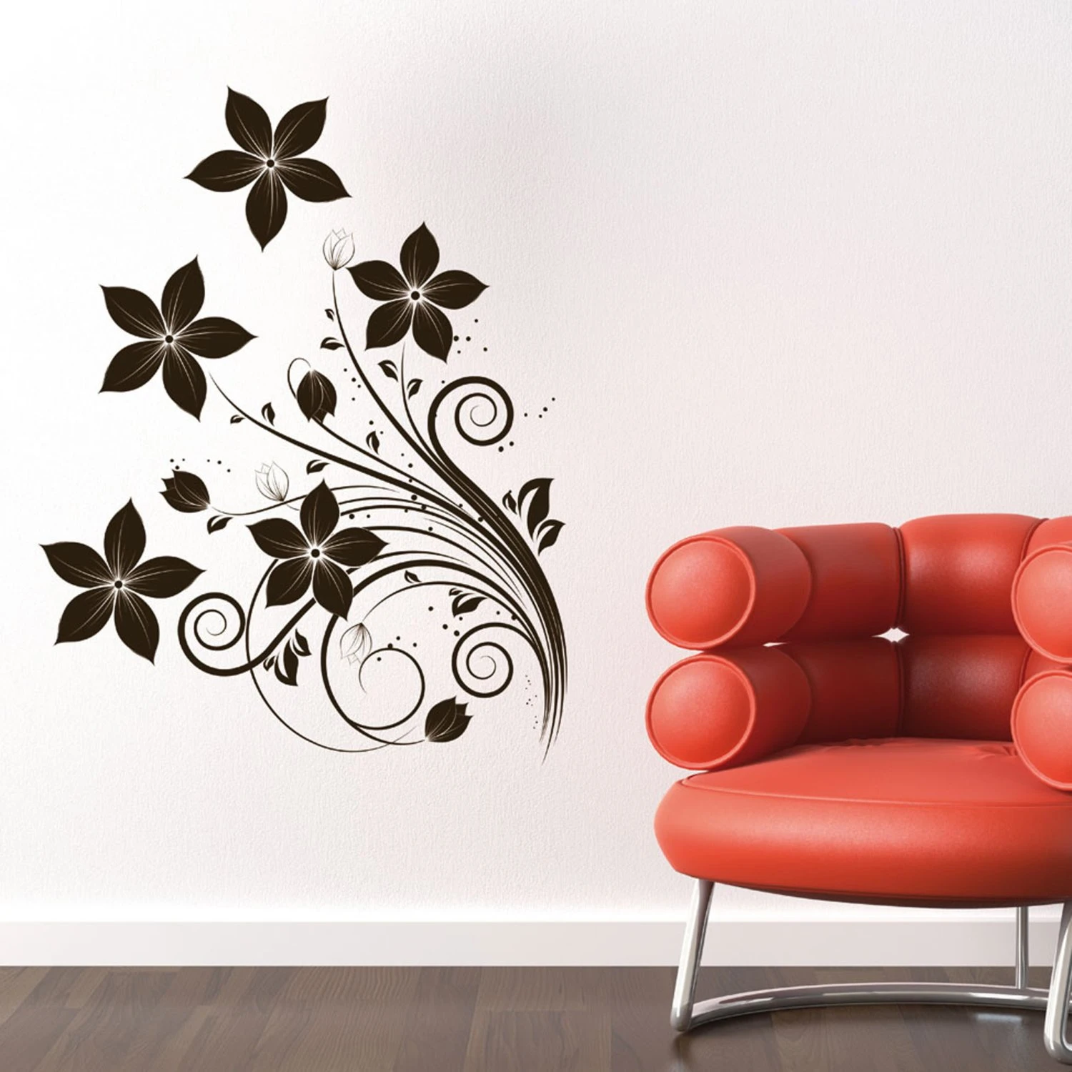 Wandtattoo - Blüten-Motiv - selbstklebend 2 Wandtattoo - Blüten-Motiv - selbstklebend – Bild 2