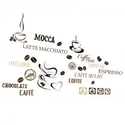 Wandtattoo - Kaffee - selbstklebend