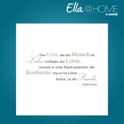 Ella@HOME Wandtattoo - Zitat - Adolph Kolping - selbstklebend