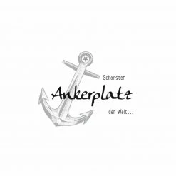 Wandtattoo - Ankerplatz - grau - selbstklebend
