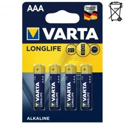 VARTA Batterien - LONG LIFE AAA - 4er Set