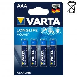 VARTA Batterien - LONGLIFE POWER AAA - 4er Set