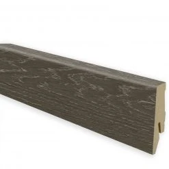 Sockelleiste - schwarz-weiß - 250 cm lang