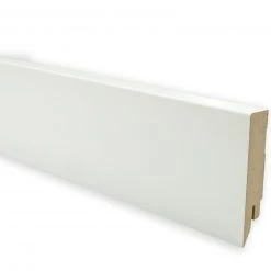 Sockelleiste - weiß - 80 mm hoch