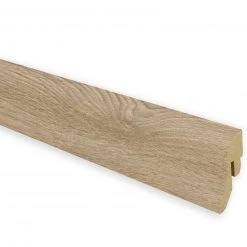 Sockelleiste - Rift-Eiche-braun - 250 cm lang