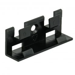 profitan Leistenclips - schwarz - 30 Stück - inklusive Schrauben