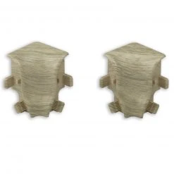 profitan 2er-Set Innenecke - Eiche Arizona - für Sockelleiste K40