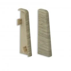 profitan 2er-Set Endkappen - Eiche Arizona - für Sockelleisten: 58 mm hoch