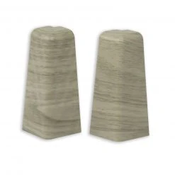 profitan 2er-Set Außenecken - Eiche Arizona - für Sockelleisten: 58 mm hoch