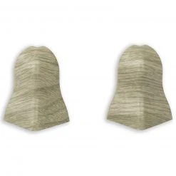 profitan 2er-Set Außenecken - Eiche Arizona - für Sockelleisten: 40 mm hoch
