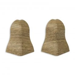 profitan 2er-Set Außenecken - Weißbuche - für Sockelleisten: 40 mm hoch