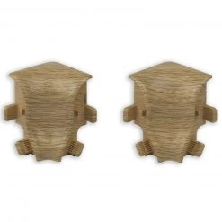 profitan 2er-Set Innenecken - Weißbuche - für Sockelleisten: 40 mm hoch