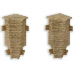profitan 2er-Set Innenecken - Weißbuche - für Sockelleisten: 58 mm hoch