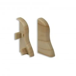 profitan 2er-Set Endkappen - Ahorn - für Sockelleisten: 40 mm hoch