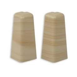 profitan 2er-Set Außenecken - Ahorn - für Sockelleisten: 58 mm hoch