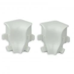 profitan 2er-Set Innenecken - weiß - für Sockelleisten: 40 mm hoch