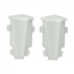 profitan 2er-Set Innenecken - weiß - für Sockelleisten: 58 mm hoch