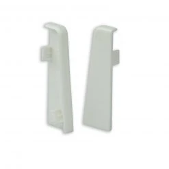 profitan 2er-Set Endkappen - weiß - für Sockelleisten: 58 mm hoch