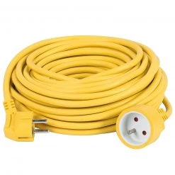 Verlängerungskabel POWXG87106 - gelb - 20 Meter