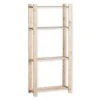 Holzregal - natur - 4 Böden