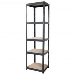 Schwerlastregal - 5 Böden - 180 cm hoch