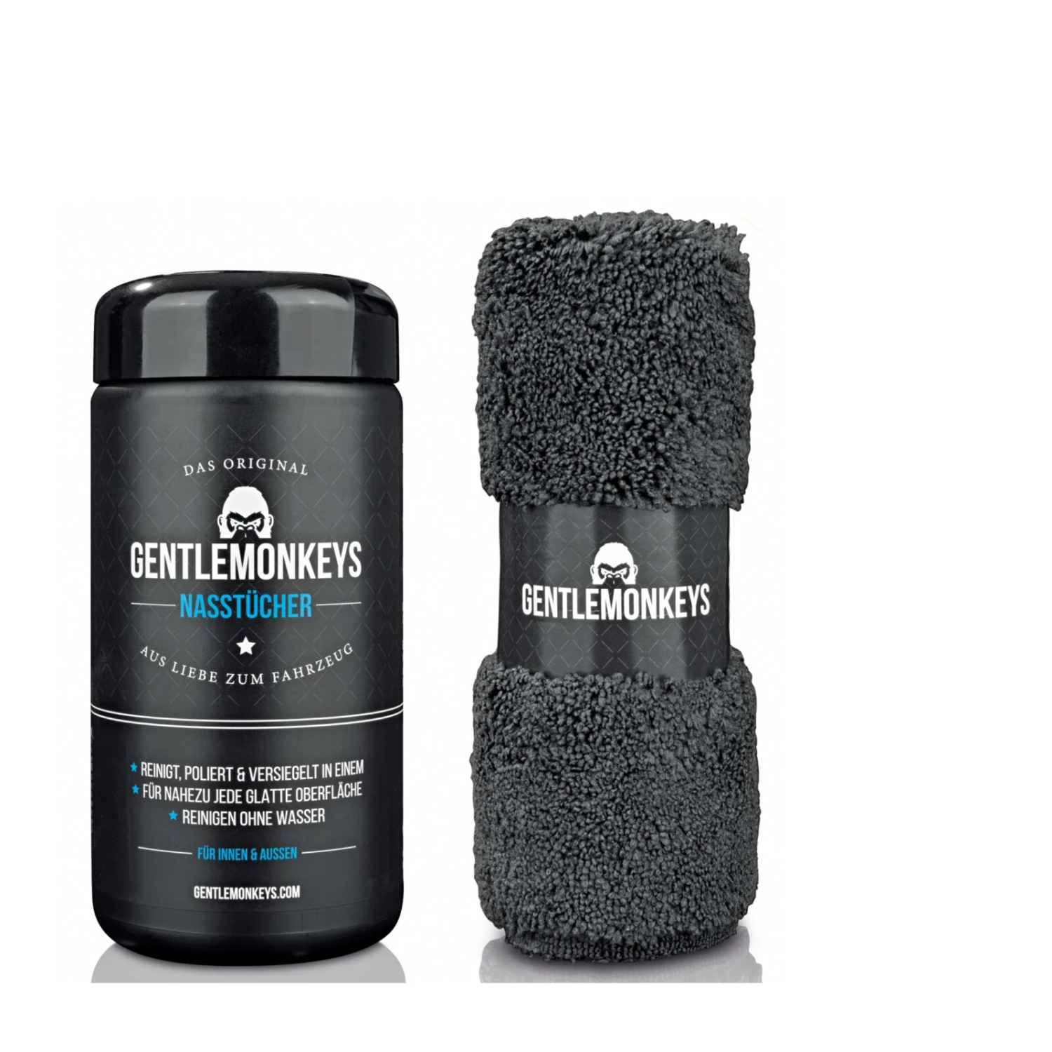 GENTLEMONKEYS Fahrzeugreiniger-Set - 20 Tücher 5 GENTLEMONKEYS Fahrzeugreiniger-Set - 20 Tücher – Bild 5