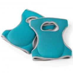 GARVIDA 2er-Set Knieschoner - blau - Memory-Schaum