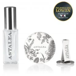 ASTALEA Duftstein Auto - weiß-grau - Flower Bouquet