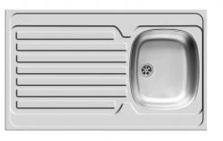 Auflagespüle INTERNATIONAL - Edelstahl - Unterschränke ab 45 cm