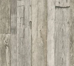Vliestapete BEST OF WOOD`N STONE 2ND EDITION - Holz-rustikal - beige - 10 Meter