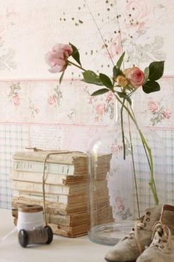 Papier-Borte DJOOZ - rosa-beige - 5 Meter -Baumarkt Verkaufsgeschäft 9000942500 04 1600Wx1600H