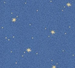 Tapete DEKORA NATUR 6 - blau-gelb - Sternenhimmel - 10 Meter